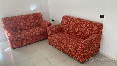 Divano da soggiorno con fodera in tessuto