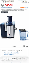 Bosch Elettrodomestici MES3500 Centrifuga, 700 W,
