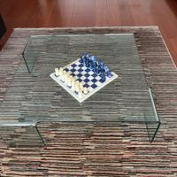 Tavolino cristallo Rimadesio