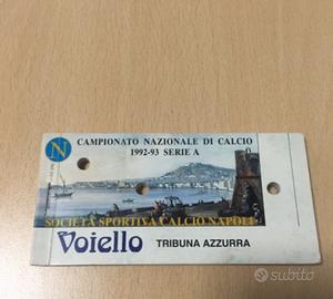 Abbonamento Calcio Napoli 1992/93