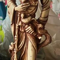 statua resina pesante pescatore