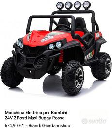 Jeep elettrica per bambini