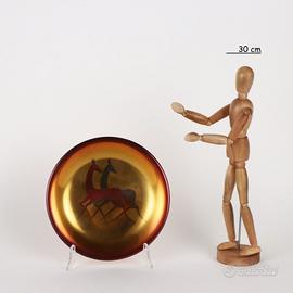 Piatto in Rame Angelo Molignoni Faenza XX Secolo