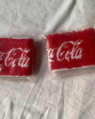 Coca Cola polsini tergisudore Tennis vintage