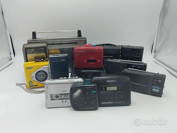 Lotto radio walkman  mangianastri vintage