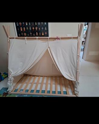 Letto bambino tenda indiani kave home