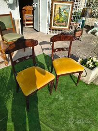 coppia sedie stile regency primi 900 buonobstato