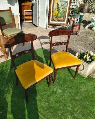 coppia sedie stile regency primi 900 buonobstato