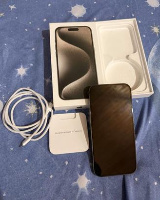 iPhone 15 Pro 256GB Titanio Naturale + scatola