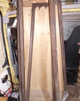 Teca Espositiva Antica a Colonna in Legno
