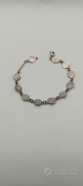 bracciale in argento 925 con monete 