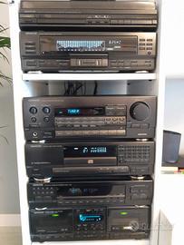 Impianto hifi vintage Kenwood  Perla Nera M94