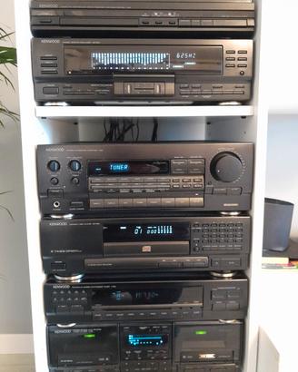 Impianto hifi vintage Kenwood  Perla Nera M94