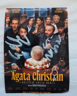 Copertina Film Autografata da Cristian De Sica e L