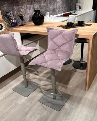 Sgabelli Digione Target Point colore blu e lilla