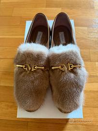 Mocassino Max Mara Pelliccia da Donna Originale