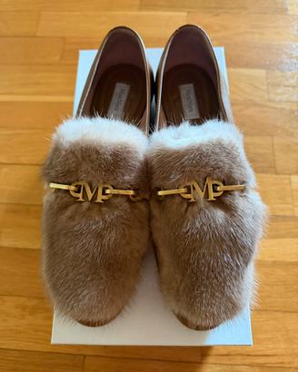 Mocassino Max Mara Pelliccia da Donna Originale