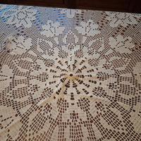 Tovaglia uncinetto per tavolo rotondo