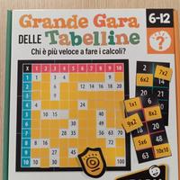 gioco delle tabelline 6/12 anni