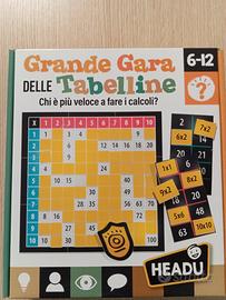gioco delle tabelline 6/12 anni