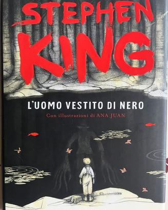 Libro romanzo L’uomo vestito di nero-Stephen King