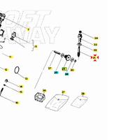 Ingranaggio condotto contagiri Aprilia RX50 AP8509