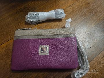 Pochette originale Thun ciclamino e tortora