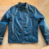Giacca biker in ecopelle  14 anni -164cm