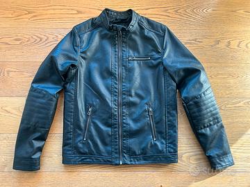 Giacca biker in ecopelle  14 anni -164cm