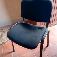 sedie in tessuto scheletro in ferro