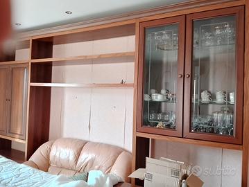 parete attrezzata per salone