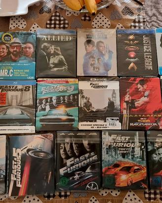 Film steelbook in 4k e bluray