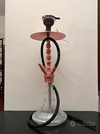 Narghilè completo in cristallo come nuovo