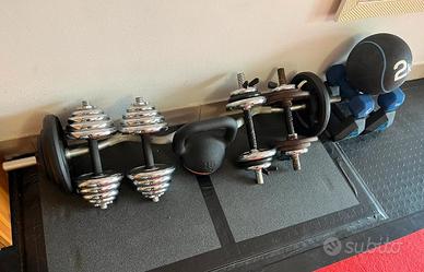 Manubri + Bilanciere + Kettlebell + Pesi Home Gym