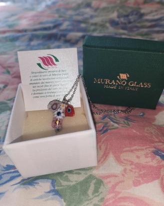 Collana in vetro di Murano