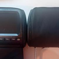 Coppia Poggiatesta DVD senza telecomando 