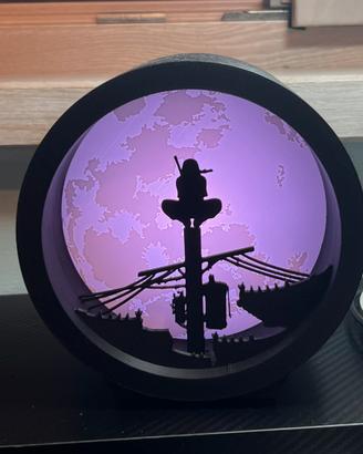 Lampada Itachi Stampata 3d (anime naruto)