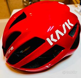 Kask Protone 52-68 casco bici rosso