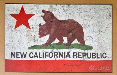 Fallout art-New California Republic-Stampa poster