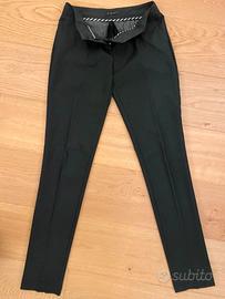 Pantalone nero a sigaretta donna Sisley 38