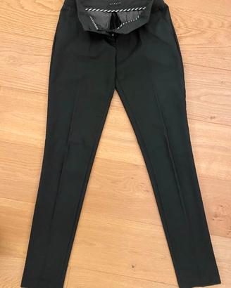 Pantalone nero a sigaretta donna Sisley 38