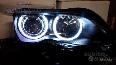 Coppia fari Angel Eyes CCFL BMW 3 E46 01-05