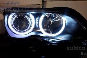 Coppia fari Angel Eyes CCFL BMW 3 E46 01-05