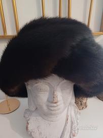 cappello di pelliccia vera