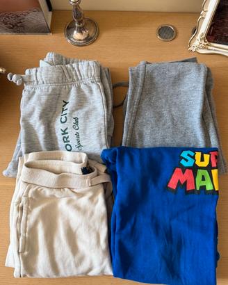 4 pantaloni bimbo 4-6 anni OVS H&M SuperMario