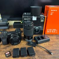 Sony Alpha 6400L  ILCE6400B + SELP1650+ SEL55210B