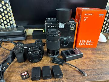 Sony Alpha 6400L  ILCE6400B + SELP1650+ SEL55210B