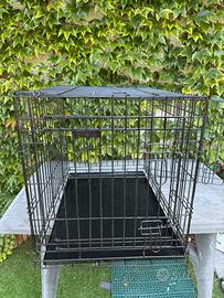 Gabbia per cane pieghevole 75x54 – doppia porta