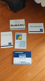 subaru impreza libretti uso e manutenzione 