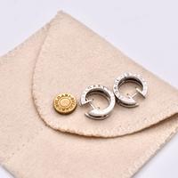 BULGARI BVLGARI ORECCHINI B-ZERO1 CERCHI ORO 18 KT